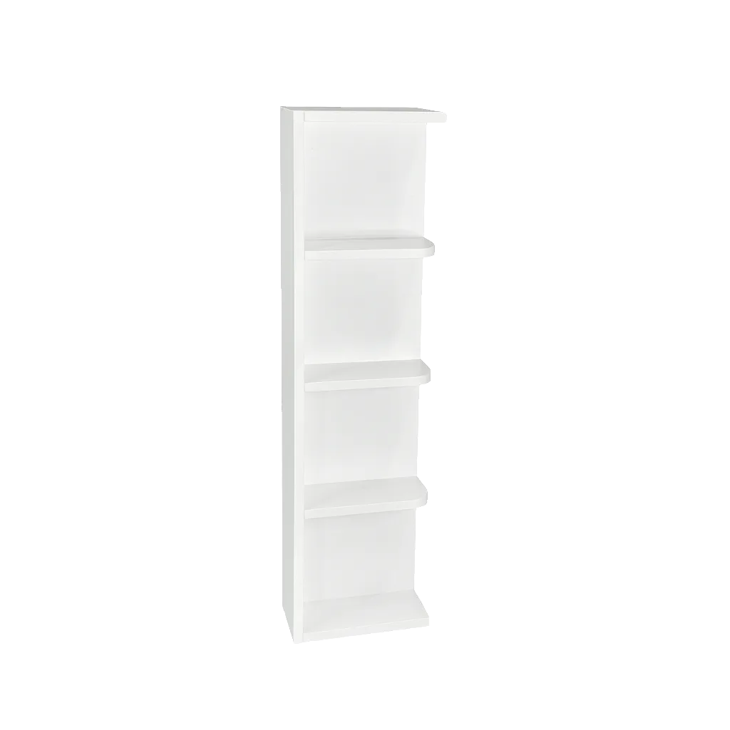 Vita Cabinetry Wall End Shelf (WES630, WES636, WES642) — 5/8″ Grade A plywood construction, dovetail drawers, soft-close hardware