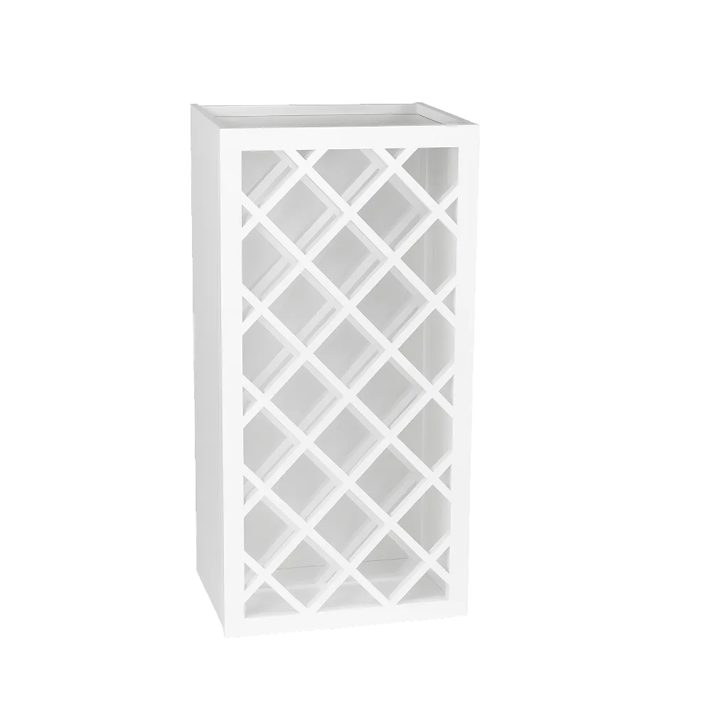 Vita Cabinetry Wine Rack (WR1830, WR1836) — 5/8″ Grade A plywood construction, dovetail drawers, soft-close hardware
