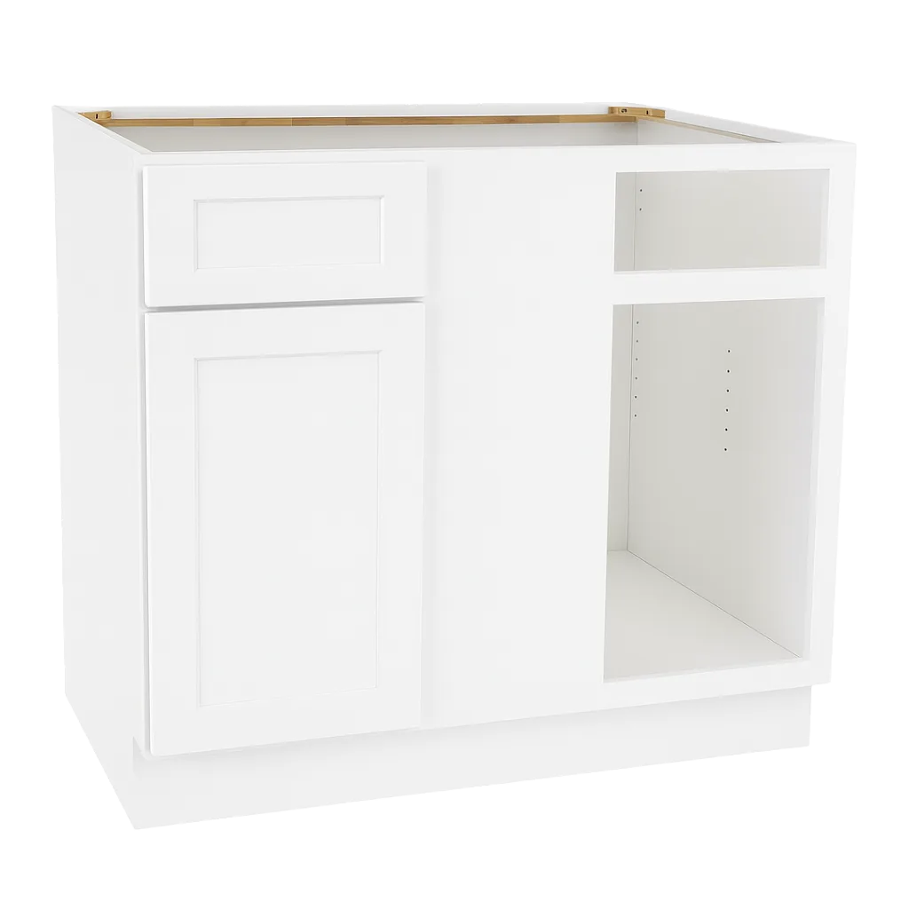 Vita Cabinetry Base Blind Corner (BBC39) — 5/8″ Grade A plywood construction, dovetail drawers, soft-close hardware