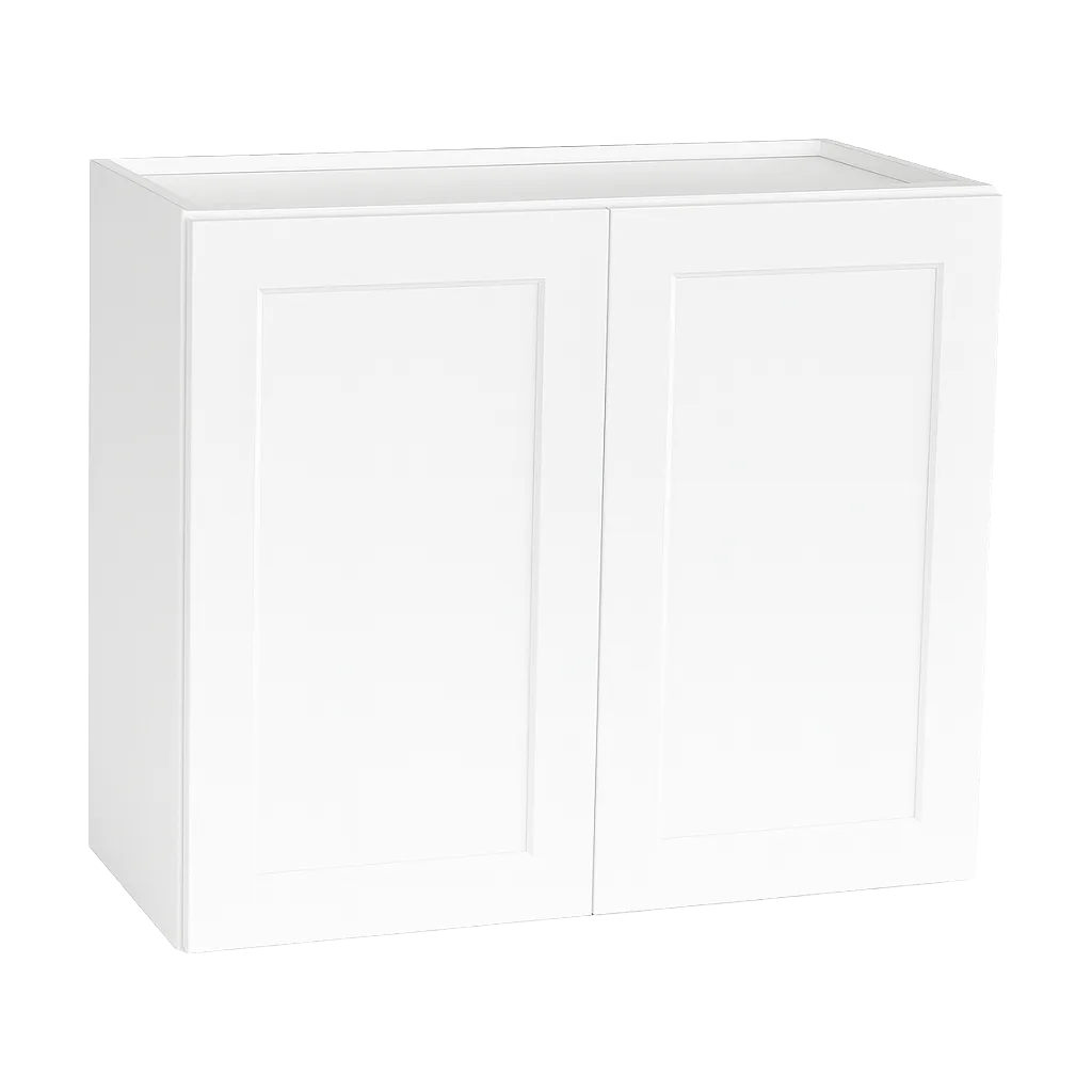 Vita Cabinetry Double Door Wall Cabinet (W2430, W2730, W3030) — 5/8″ Grade A plywood construction, dovetail drawers, soft-close hardware