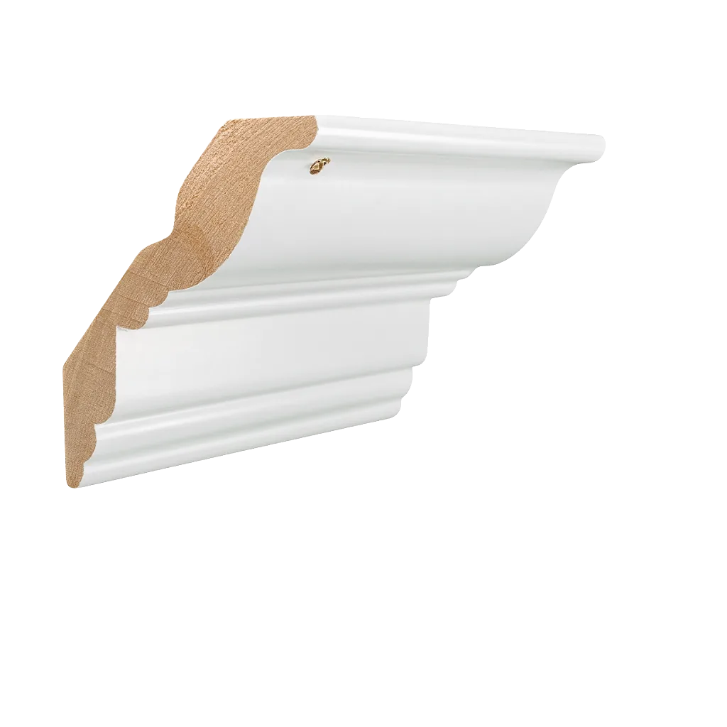 Vita Cabinetry Large Crown Molding (CM-LgCrown) — 5/8″ Grade A plywood construction, dovetail drawers, soft-close hardware