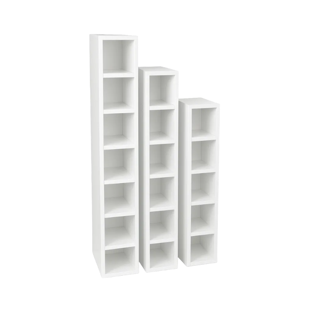 Vita Cabinetry Wine Cubes (WC630, WC636, WC642) — 5/8″ Grade A plywood construction, dovetail drawers, soft-close hardware