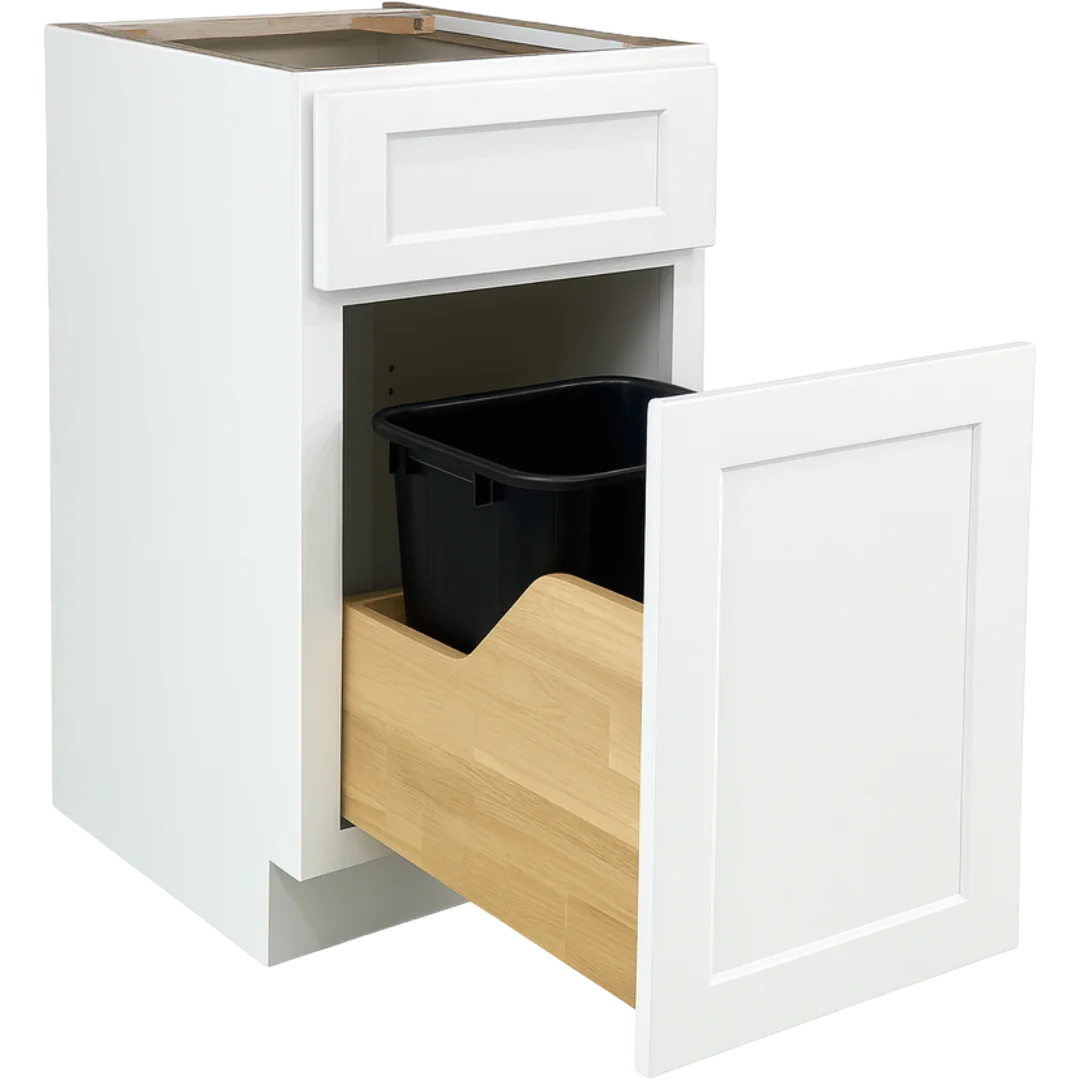 Single Trash Can 15" cabinet organizer — Vita Cabinetry