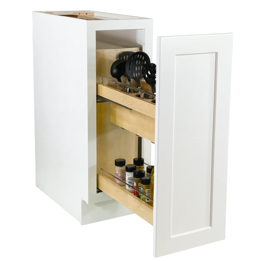 Utensil Bin Pull-out cabinet organizer — Vita Cabinetry