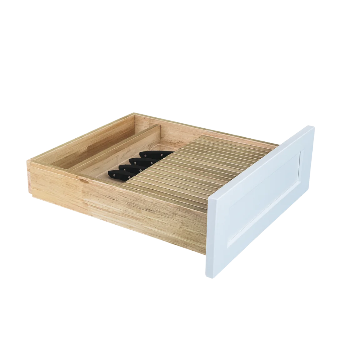 Knife Block Drawer cabinet organizer — Vita Cabinetry