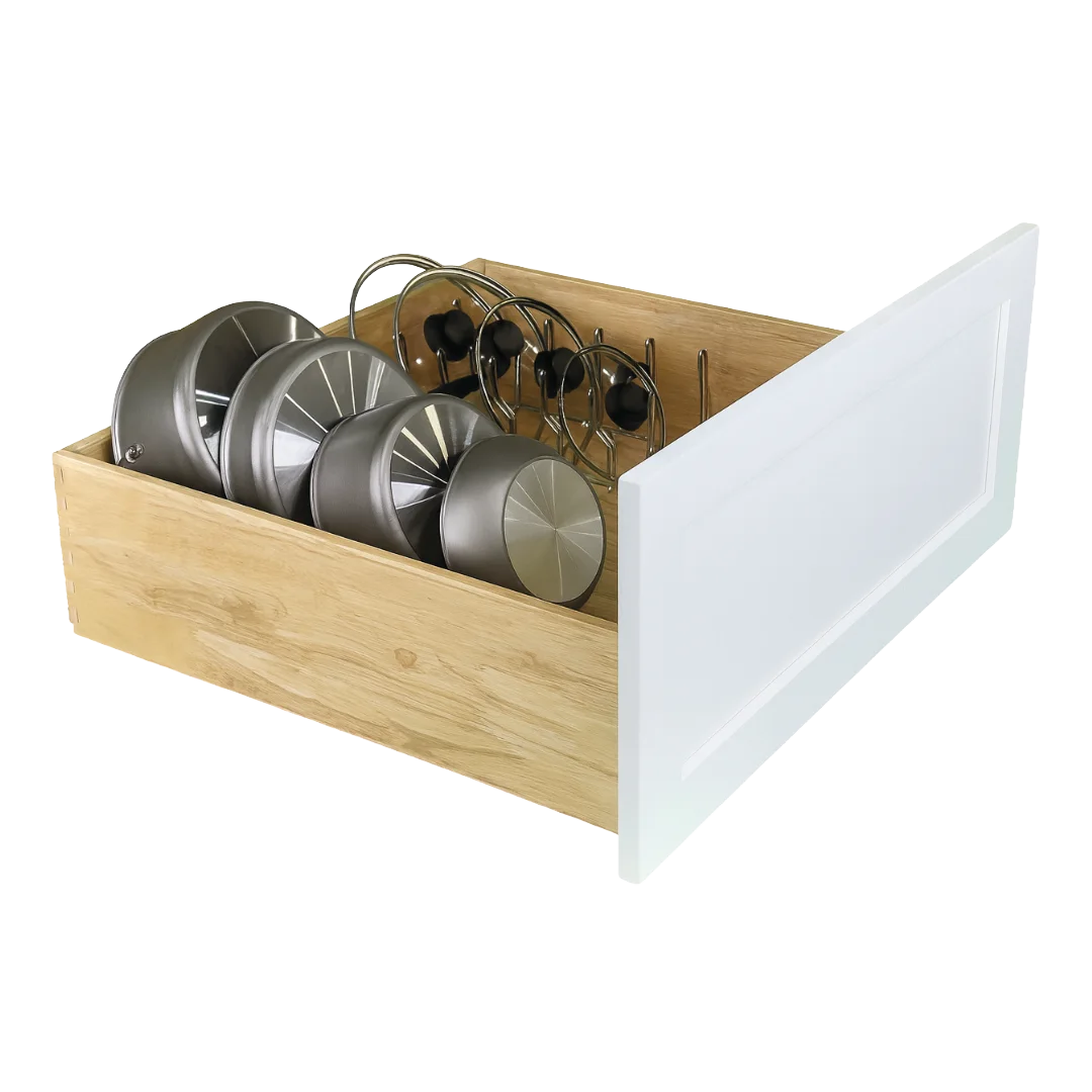 Peg Board Pot Organizer cabinet organizer — Vita Cabinetry