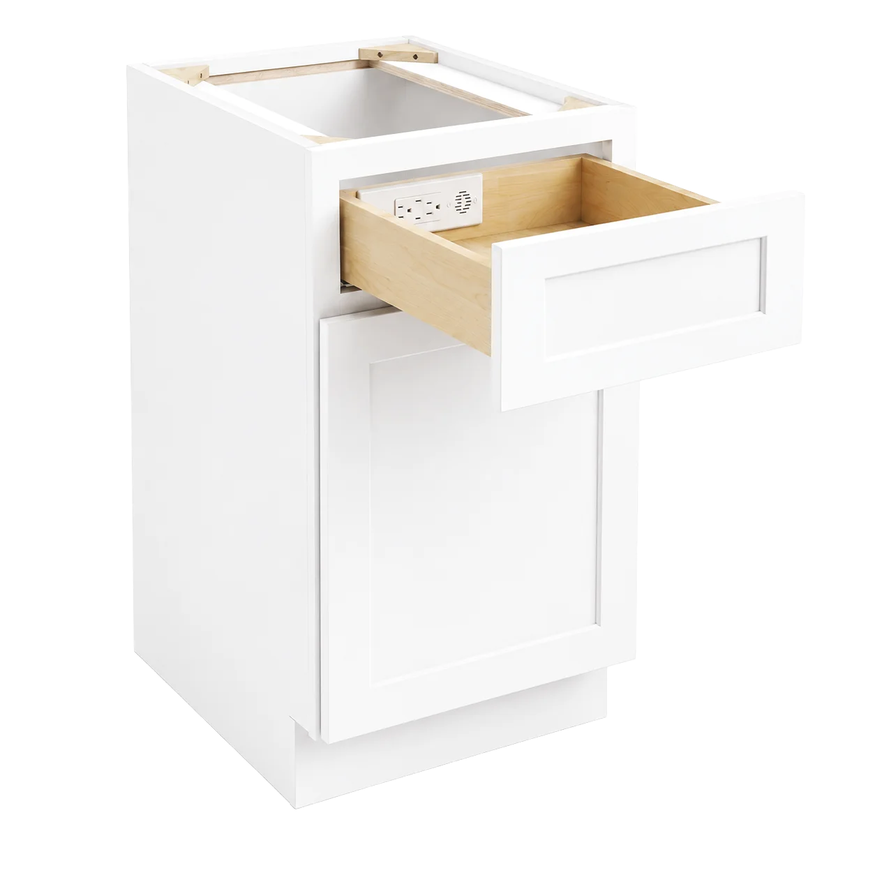 Charging Drawer cabinet organizer — Vita Cabinetry